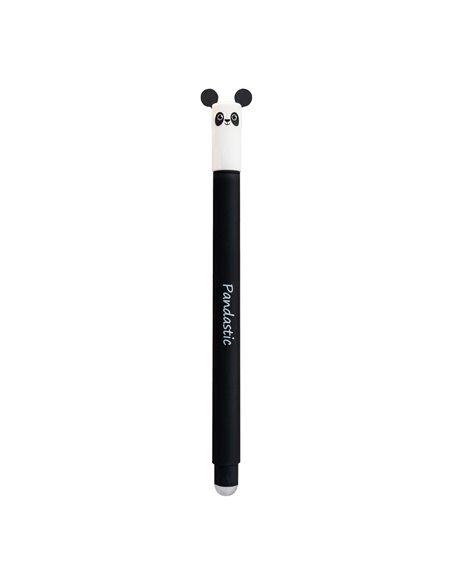 Roller cu cerneala termosensibila albastra Eberhard Faber Animal erase it, 0.7 mm, Panda