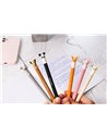 Roller cu cerneala termosensibila albastra Eberhard Faber Animal erase it, 0.7 mm, Vulpe