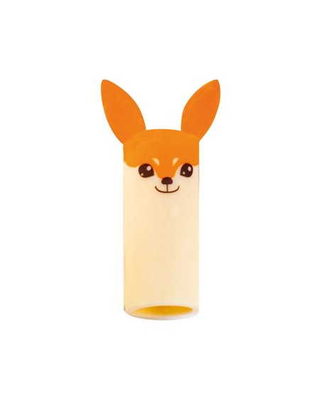 Roller cu cerneala termosensibila albastra Eberhard Faber Animal erase it, 0.7 mm, Vulpe