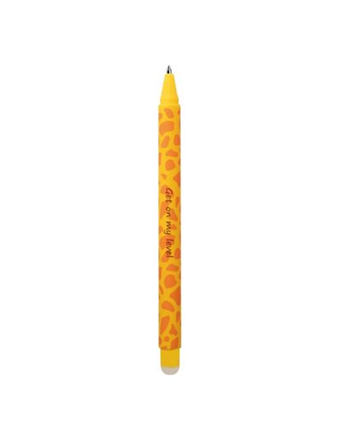 Roller cu cerneala termosensibila albastra Eberhard Faber Animal erase it, 0.7 mm, Girafa
