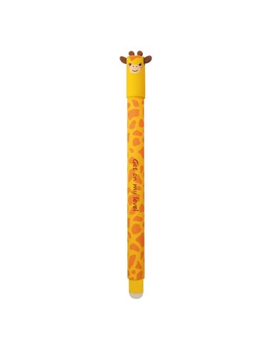 Roller cu cerneala termosensibila albastra Eberhard Faber Animal erase it, 0.7 mm, Girafa