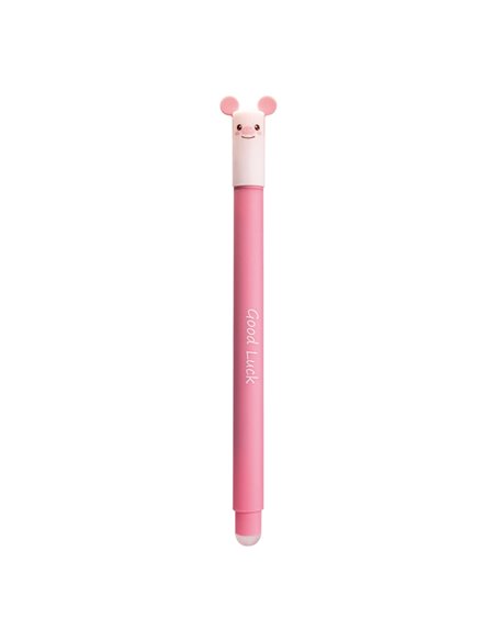 Roller cu cerneala termosensibila albastra Eberhard Faber Animal erase it, 0.7 mm, Purcelus