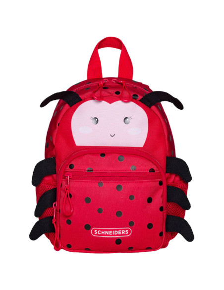 SH72226050,Rucsac gradinita Schneiders, 6 L, Lilo Ladybug, Rosu