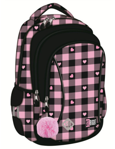 MW680373,Ghiozdan scoala BP-26 Pink Checkered St.Right Majewski, 20 L