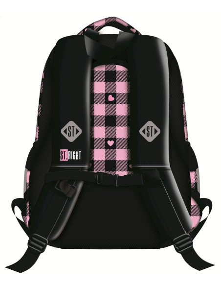 MW680373,Ghiozdan scoala BP-26 Pink Checkered St.Right Majewski, 20 L