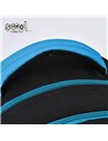 Ghiozdan scoala anatomic S-cool Urban, 43 x 29 x 22 cm, Negru/Albastru