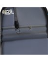 Ghiozdan scoala anatomic S-cool Urban, 43 x 29 x 22 cm, Negru/Albastru