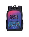 Ghiozdan scoala ergonomic S-COOL SC3371, 40 x 29 x 14 cm, Motiv Game over