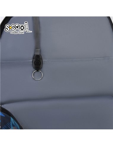 Ghiozdan scoala anatomic S-cool Urban SC3384, 43 x 29 x 22 cm, Nature