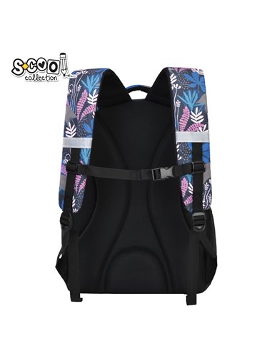 Ghiozdan scoala anatomic S-cool Urban SC3384, 43 x 29 x 22 cm, Nature