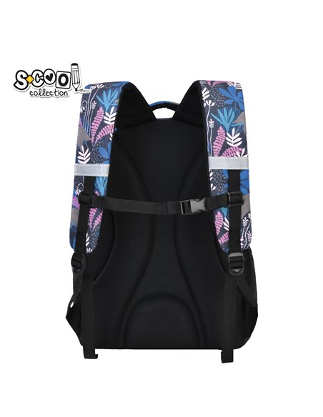 Ghiozdan scoala anatomic S-cool Urban SC3384, 43 x 29 x 22 cm, Nature