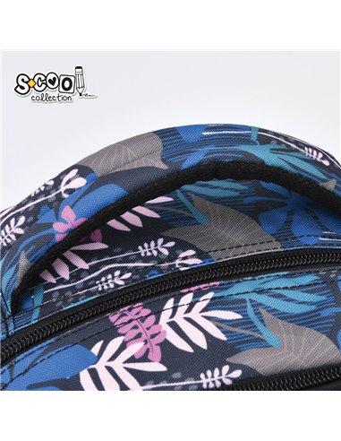 Ghiozdan scoala anatomic S-cool Urban SC3384, 43 x 29 x 22 cm, Nature