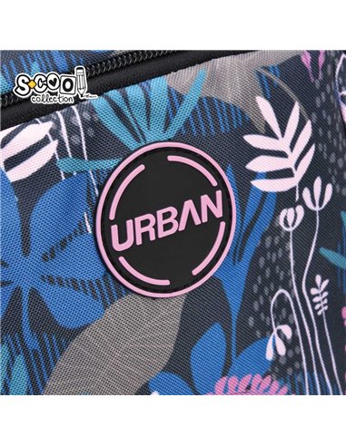 Ghiozdan scoala anatomic S-cool Urban SC3384, 43 x 29 x 22 cm, Nature
