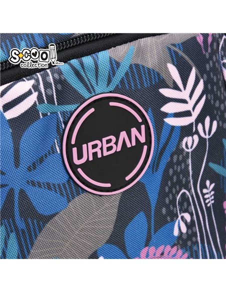 Ghiozdan scoala anatomic S-cool Urban SC3384, 43 x 29 x 22 cm, Nature