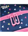 Ghiozdan scoala anatomic S-cool Urban SC3385, 43 x 29 x 22 cm, Hearts