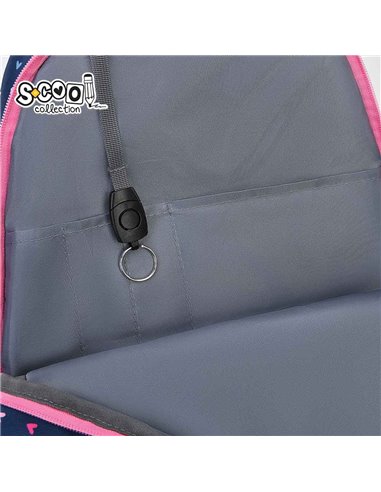 Ghiozdan scoala anatomic S-cool Urban SC3385, 43 x 29 x 22 cm, Hearts