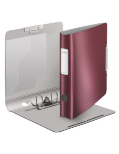 LZ11090028-5,Biblioraft plastifiat 5cm 180g grena active style Leitz - Set 5 2
