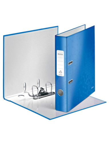 LZ10060036-10,Biblioraft plastifiat 5.2 cm albastru metalizat wow Leitz - Set 10