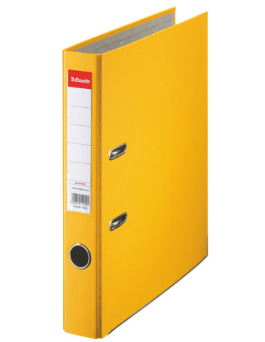 ES81191-25,Biblioraft plastifiat 5cm galben economy Esselte - Set 25