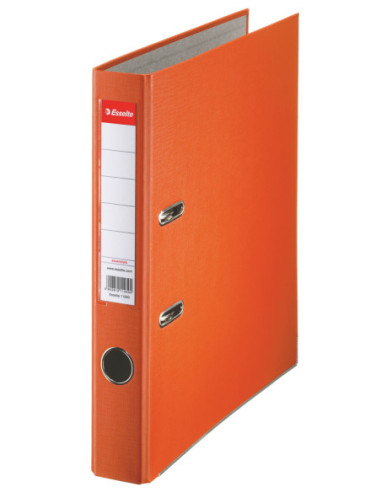 ES81171-25,Biblioraft plastifiat 5cm portocaliu economy Esselte - Set 25