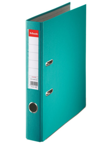 ES81175-25,Biblioraft plastifiat 5cm turquoise economy Esselte - Set 25