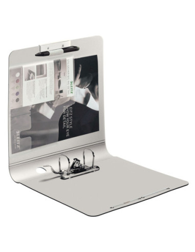 LZ11080004-5,Biblioraft plastifiat 7.5cm 180grade alb arctic style Leitz - Set 5