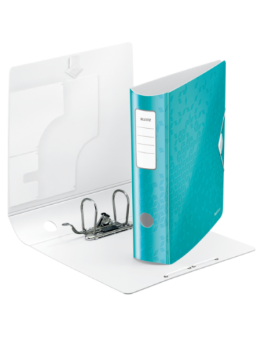 LZ11060051-5,Biblioraft plastifiat 8.2cm 180grade turcoaz active wow Leitz - Set 5