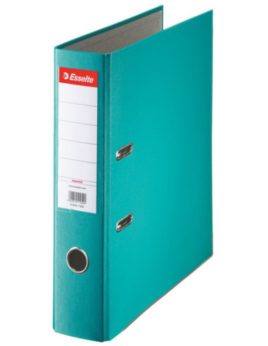 ES11282-20,Biblioraft plastifiat 7.5cm turcoaz economy Esselte - Set 20