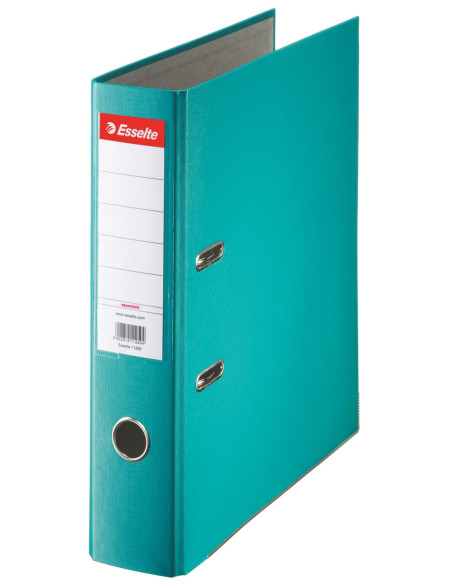 ES11282-20,Biblioraft plastifiat 7.5cm turcoaz economy Esselte - Set 20