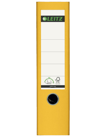 LZ10101215-10,Biblioraft plastifiat 8cm 180grade galben Leitz - Set 10