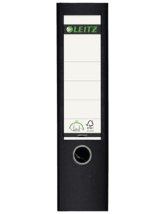 LZ10101295-10,Biblioraft plastifiat 8cm 180grade negru Leitz - Set 10 2