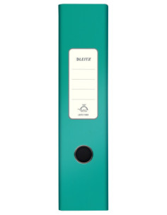 LZ10050051-10,Biblioraft plastifiat 8cm turcoaz metalizat wow Leitz - Set 10 2