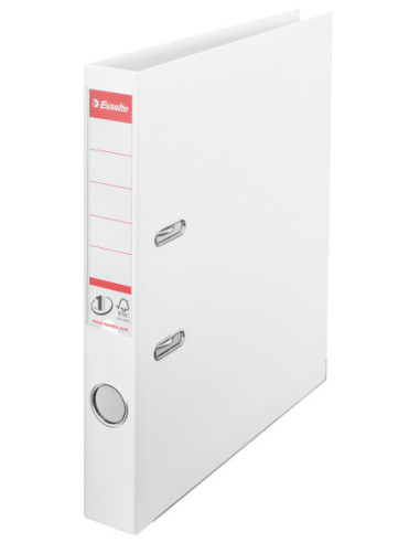 ES811400-10,Biblioraft plastifiat int-ext 5cm alb vivida nr1 power Esselte - Set 10