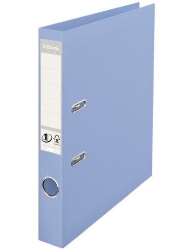ES231041-10,Biblioraft plastifiat int-ext 5cm albastru des nr1 power Esselte - Set 10
