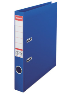 ES811450-10,Biblioraft plastifiat int-ext 5cm albastru nr1 power Esselte - Set 10