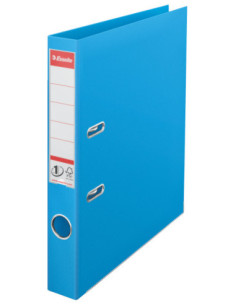 ES811411-10,Biblioraft plastifiat int-ext 5cm cyan nr1 power Esselte - Set 10