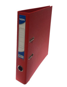 NK56414080-25,Biblioraft plastifiat int-ext 5cm rosu Noki - Set 25