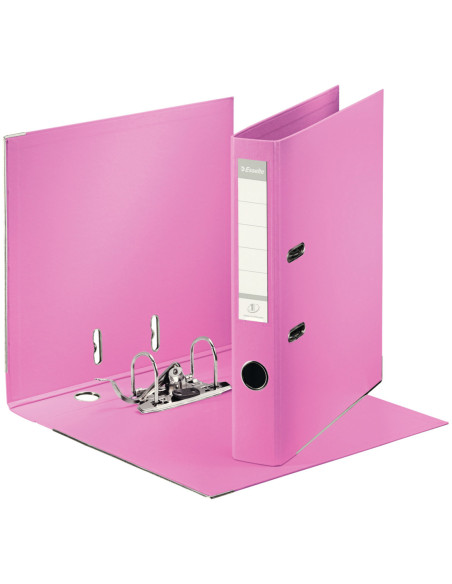ES231043-10,Biblioraft plastifiat int-ext 5cm violet nr1 power Esselte - Set 10