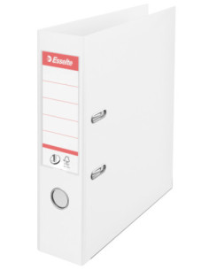 ES811300-10,Biblioraft plastifiat int-ext 7.5cm alb vivida nr1 power Esselte - Set 10