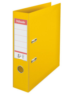 ES811310-10,Biblioraft plastifiat int-ext 7.5cm galben nr1 power Esselte - Set 10