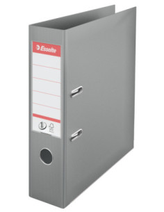 ES811380-10,Biblioraft plastifiat int-ext 7.5cm gri nr1 power Esselte - Set 10