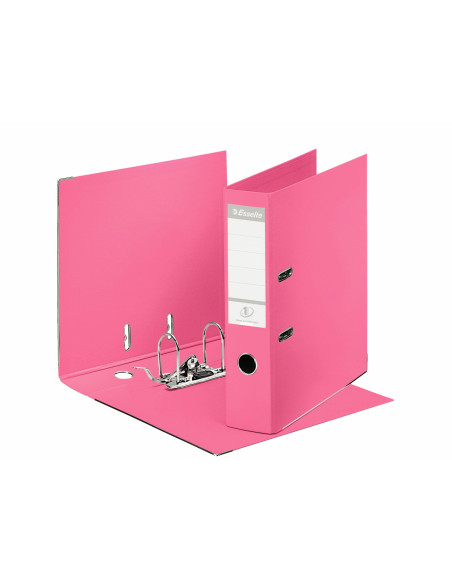 ES231037-10,Biblioraft plastifiat int-ext 7.5cm roz nr1 power Esselte - Set 10