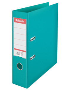 ES811550-10,Biblioraft plastifiat int-ext 7.5cm turcoaz nr1 power Esselte - Set 10