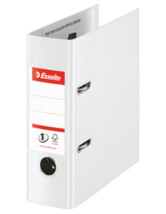 ES468600-10,Biblioraft plastifiat int-ext a5 7.5cm alb nr1 power Esselte - Set 10
