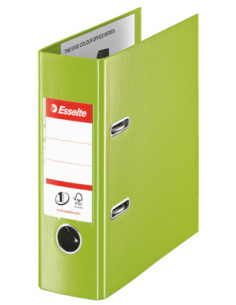 ES468660-10,Biblioraft plastifiat int-ext a5 7.5cm verde nr1 power Esselte - Set 10