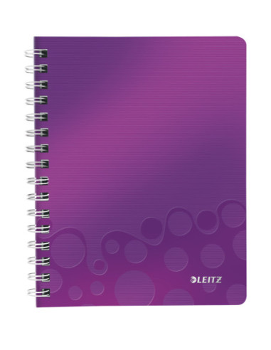 LZ46390062-6,Caiet birou spira a5 dictando mov coperta pp wow Leitz - Set 6