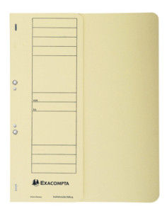 EX351622B-50,Dosar carton capse 1/2 natur Exacompta - Set 50