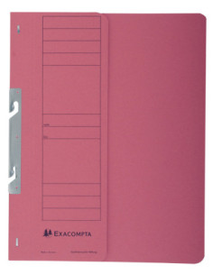 EX352603B-50,Dosar carton incopciat 1/2 rosu Exacompta - Set 50