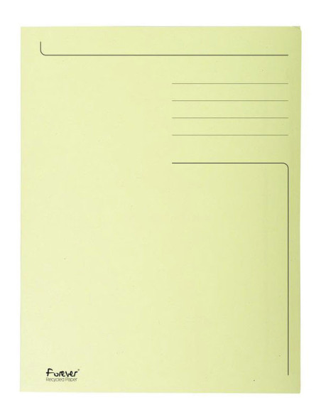 EX448005E-50,Dosar carton plic galben Exacompta - Set 50