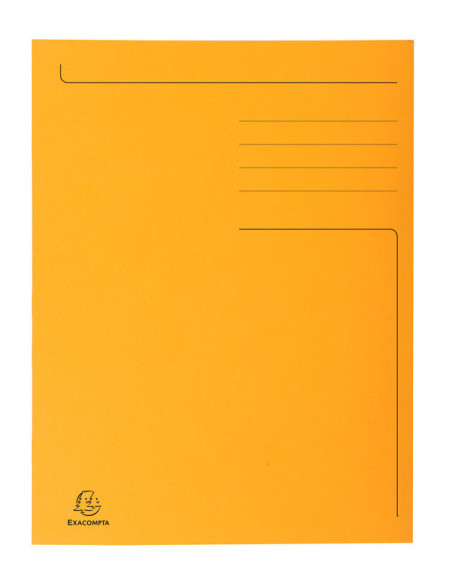EX448009E-50,Dosar carton plic portocaliu Exacompta - Set 50